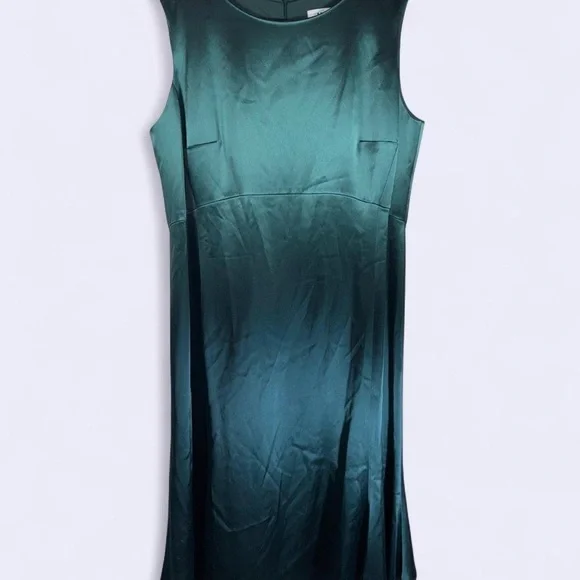 Henning Elegant Sleeveless Green Midi Dress - Picture 2 of 6